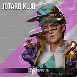 Jotaro Kujo Bust V2 3D Printer Files