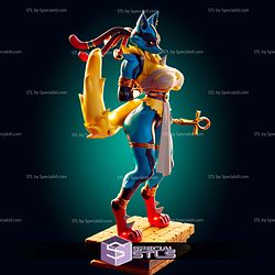 Mega Lucario Thicc 3D Printer Files