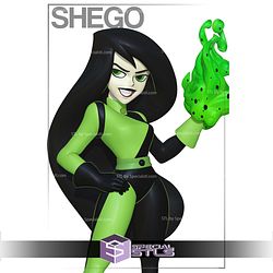 Shego Kim Possible Green Effect 3D Printer Files