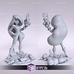 Shego Kim Possible Green Effect 3D Printer Files