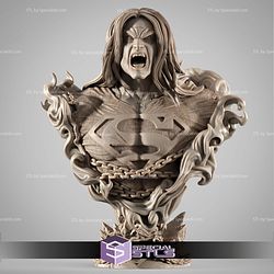 Superman Death Metal Portrait Bust 3D Printer Files