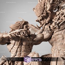 Weapon X vs Predator Diorama 3D Printer Files