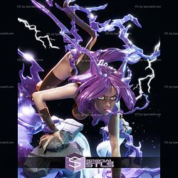 Yoruichi Bleach Purple 3D Printer Files