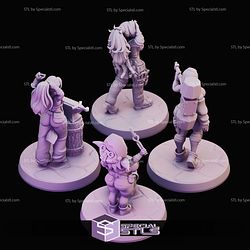 Blacksmiths Pack STL Miniatures