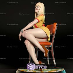 Caroline Channing Two Broke Girls 3D Printer Files
