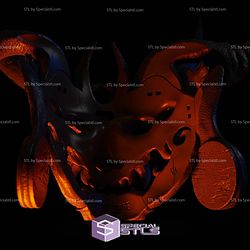Cosplay STL Corrupted Tenjin Life Size Wearable Mask