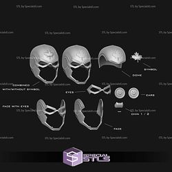 Cosplay STL Files Captain Canada Variant Helmet
