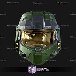 Cosplay STL Files Master Chief Mark 6 Helmet