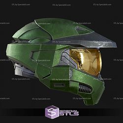 Cosplay STL Files Master Chief Mark 6 Helmet