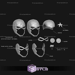 Cosplay STL Files US Agent Helmet Variant