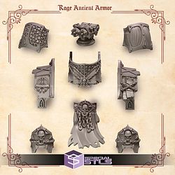 Crimson Lords Pack Campaign STL Miniatures