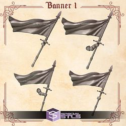 Crimson Lords Pack Campaign STL Miniatures