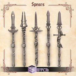 Crimson Lords Pack Campaign STL Miniatures