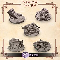 Crimson Lords Pack Campaign STL Miniatures