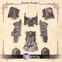 Crimson Lords Pack Campaign STL Miniatures