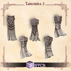 Crimson Lords Pack Campaign STL Miniatures