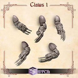 Crimson Lords Pack Campaign STL Miniatures