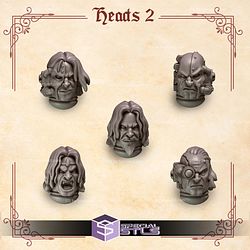 Crimson Lords Pack Campaign STL Miniatures