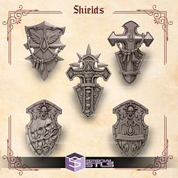 Crimson Lords Pack Campaign STL Miniatures