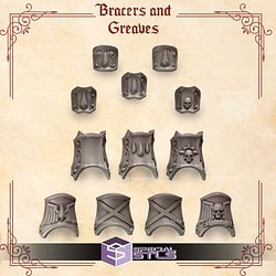 Crimson Lords Pack Campaign STL Miniatures