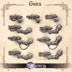 Crimson Lords Pack Campaign STL Miniatures