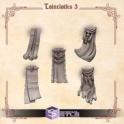 Crimson Lords Pack Campaign STL Miniatures