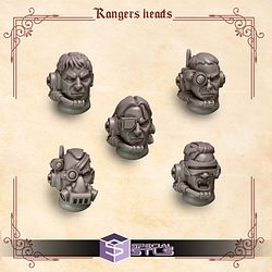 Crimson Lords Pack Campaign STL Miniatures