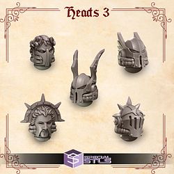 Crimson Lords Pack Campaign STL Miniatures