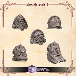 Crimson Lords Pack Campaign STL Miniatures