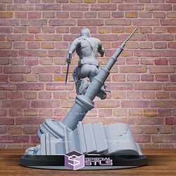 Deadpool Attack with Gun 3D Printer Files