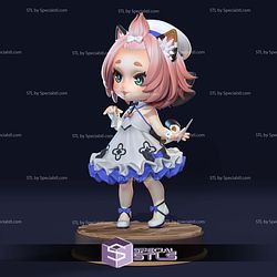 Diona Chibi Genshin Impact 3D Printer Files
