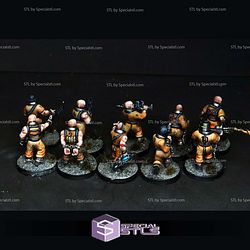 Gigantic Builder Prisoners and Criminals STL Miniatures