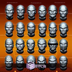 Gigantic Builder Prisoners and Criminals STL Miniatures