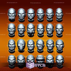 Gigantic Builder Prisoners and Criminals STL Miniatures