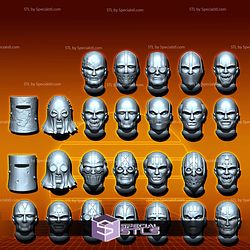 Gigantic Builder Prisoners and Criminals STL Miniatures