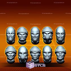 Gigantic Builder Prisoners and Criminals STL Miniatures