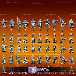 Gigantic Builder Prisoners and Criminals STL Miniatures