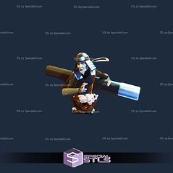 Hiruzen Sarutobi Adamantine Staff Bust 3D Printer Files