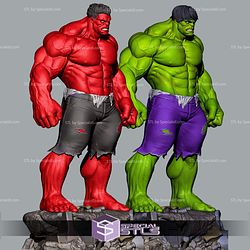 Hulk and Red Hulk 3D Printer Files