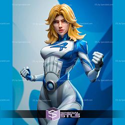Invisible Woman Marvel Rivals Standalone 3D Printer Files