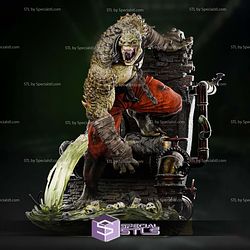 Killer Croc Diorama 3D Printer Files