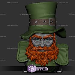 Leprechaun Bust 3D Printer Files