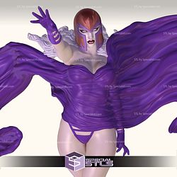 Magneto Woman Female 3D Printer Files