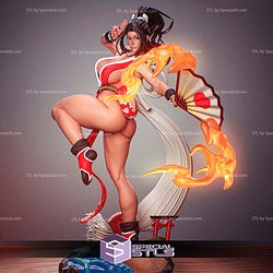 Mai Shiranui Fire Butterfly Fan 3D Printer Files