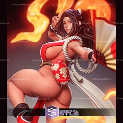 Mai Shiranui Fire Butterfly Fan 3D Printer Files