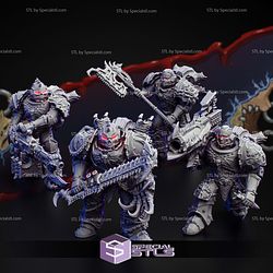 Nightmare Harbingers Battle Squad BuildKit STL Miniatures