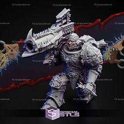 Nightmare Harbingers Battle Squad BuildKit STL Miniatures