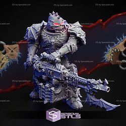 Nightmare Harbingers Battle Squad BuildKit STL Miniatures