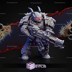 Nightmare Harbingers Battle Squad BuildKit STL Miniatures