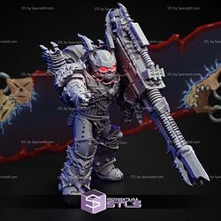 Nightmare Harbingers Battle Squad BuildKit STL Miniatures